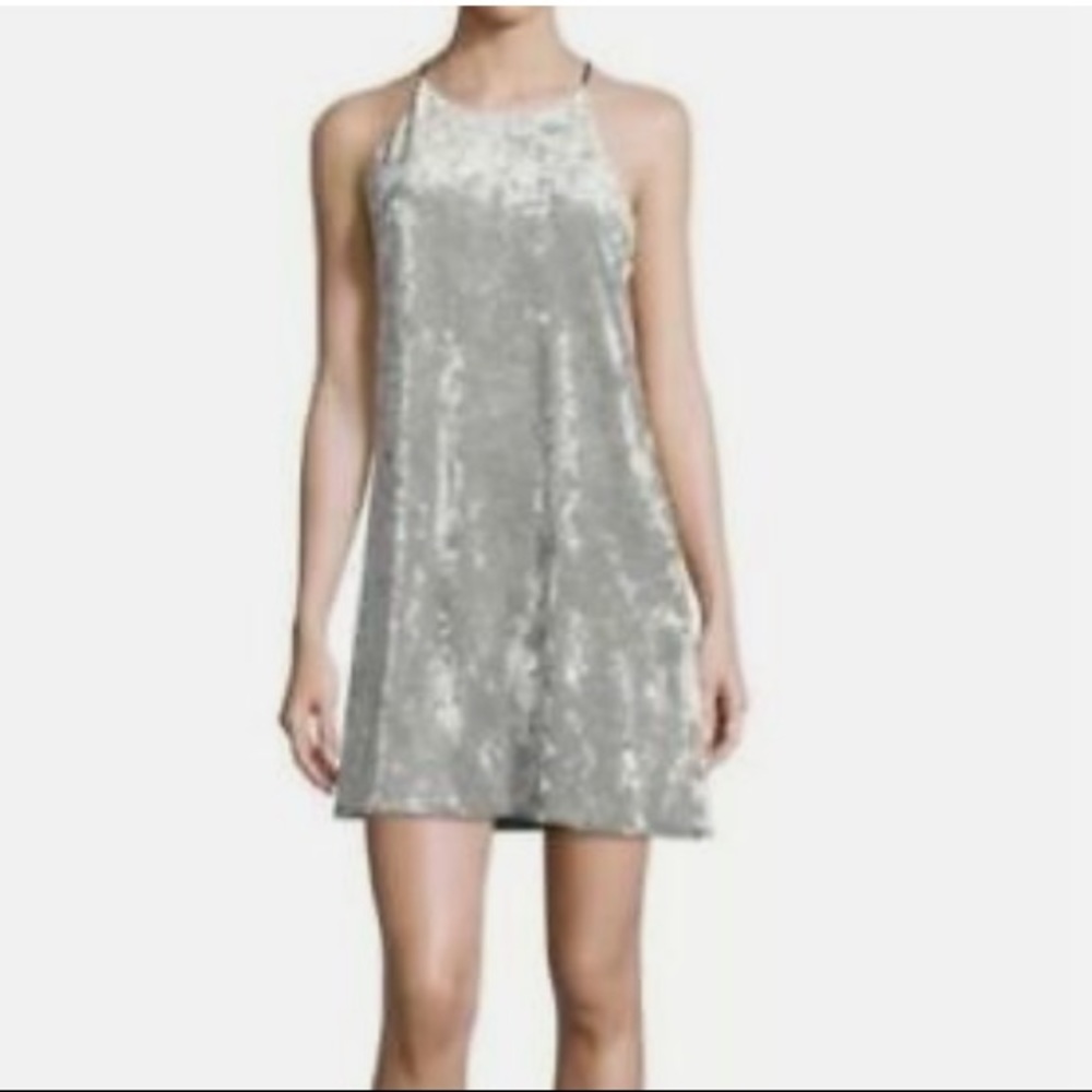 Design Lab Velvet Mini Dress